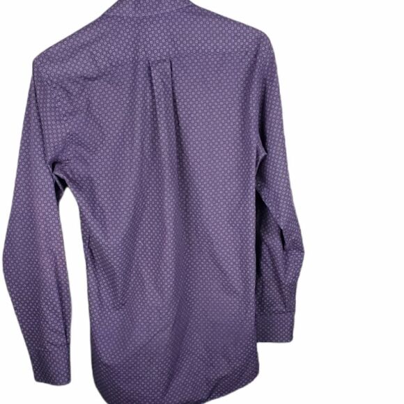 Us Polo Association Purple Slim Fit Button Up Shirt - Picture 2 of 6